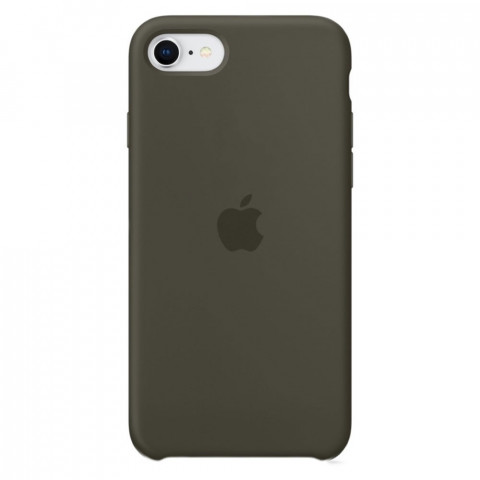 Чохол (copy) Silicone Case на Iphone SE 2020 Dark olive